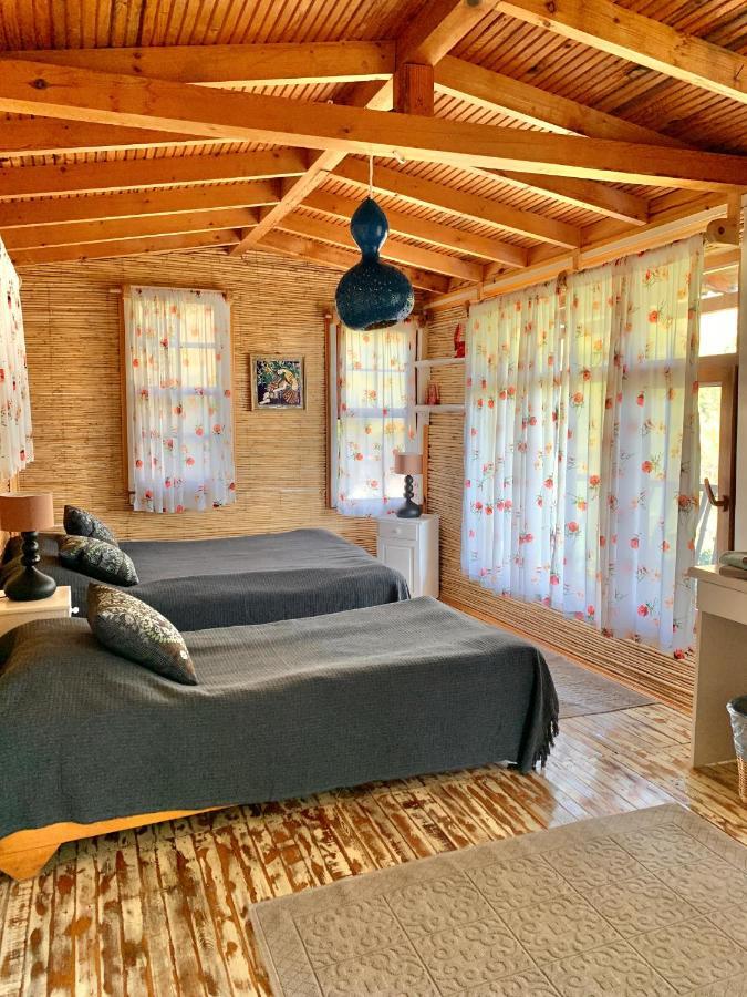 Bamboo Bungalow With Sea View In Kabak Bay, Oeluedeniz Fethiye Kültér fotó