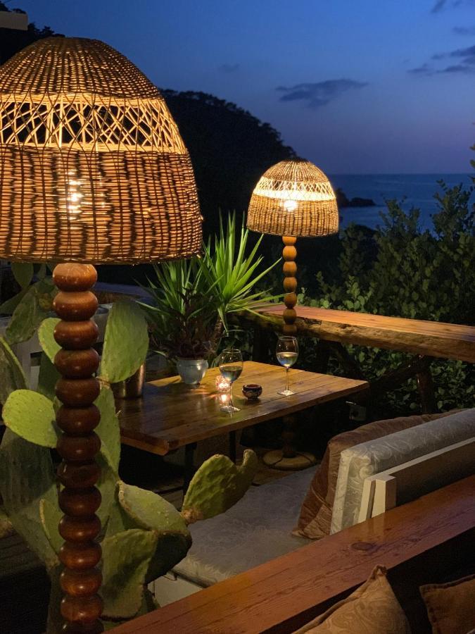 Bamboo Bungalow With Sea View In Kabak Bay, Oeluedeniz Fethiye Kültér fotó